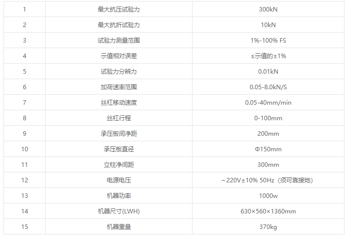 YAW-300B微機(jī)全自動(dòng)壓力試驗(yàn)機(jī)